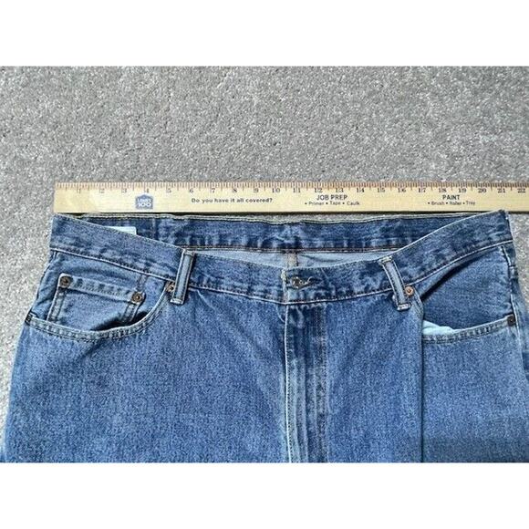 Levi's 550 Jeans Mens 44x34 Straight Leg Medium Wash Denim High Rise Blue - Picture 3 of 8